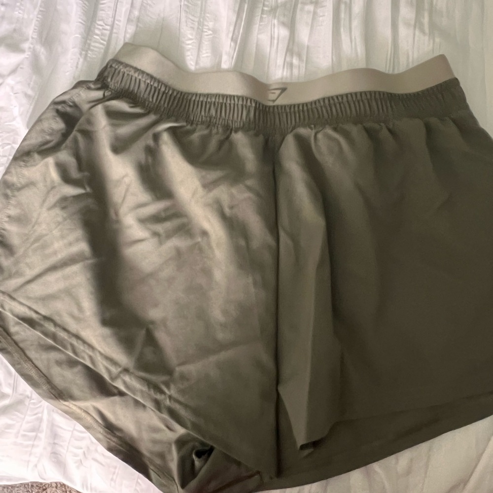 Gymshark Olive Athletic Shorts